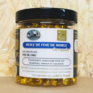 Capsules Huile de Foie de morue pot de 150g