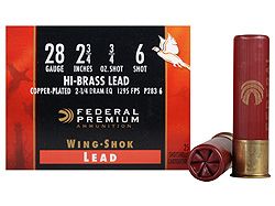 Federal Premium Wing shok high brass cal 28