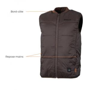 Gilet chauffant SOMLYS 217/L + BATTERIE