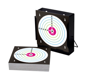 Pack Cibles 14x14 Powair par 100 + porte cibles