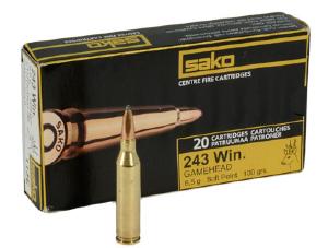 Sako 243 win gamehead 5.8g 90grs